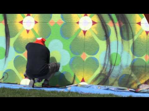 Os Gemeos - Painting Graffiti On The Greenway