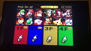 How to unlock all the Characters and extras in Super Smash Bros 64