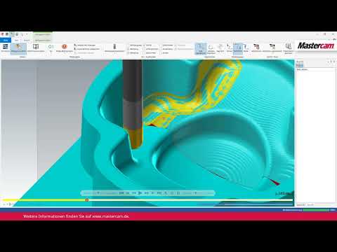 Mastercam 2023 | Zusatzschnitte im Werkzeugweg „Gleichmäßige 3D-Kontur“