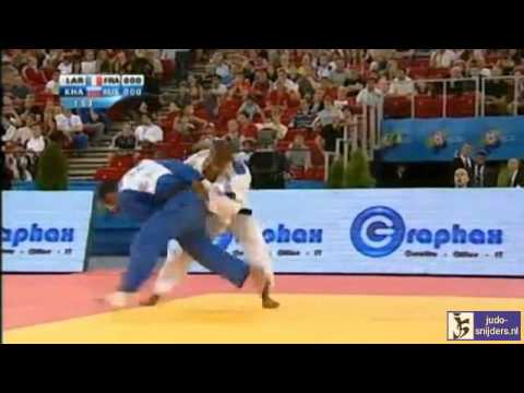 Judo 2013 European Championships Budapest: Larose (FRA) - Kahn-Magomedov (RUS) [-66kg] semi-final