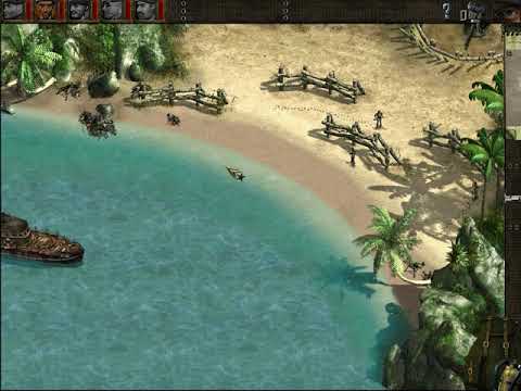 Commandos Men of Duty Mission 11 The Guns of Savo Island - mini alternative walkthrough