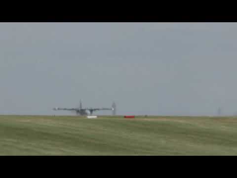 ZH001 Army Air Corps UK Britten Norman Defender AL 2 lands   Cambridge UK  17july2020 1202pm