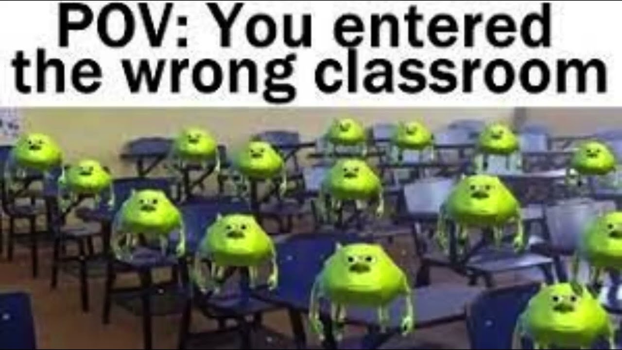 POV you entered the wrong classroom🤣