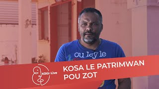 Kiltir Live #4 : Kosa le patrimwan pou zot : zistwar nargoulan