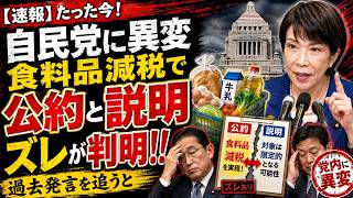 食料品減税をめぐり自民党に異変――過去発言を追うと見えてきた「公約と説明」のズレ