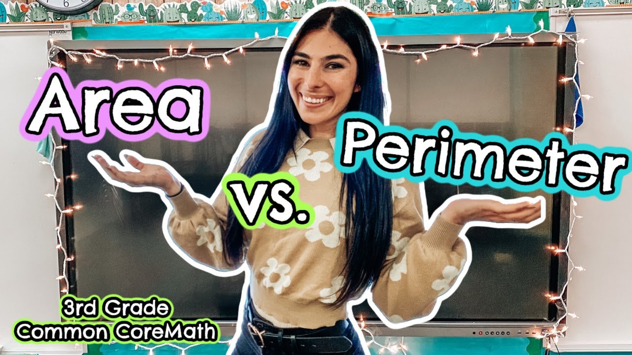 AREA VS PERIMETER // 3rd Grade Math // Common Core Math