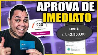 Esse App mostra os Cartões de Crédito Fáceis de APROVAR com LIMITE ALTO mesmo com [SCORE BAIXO]