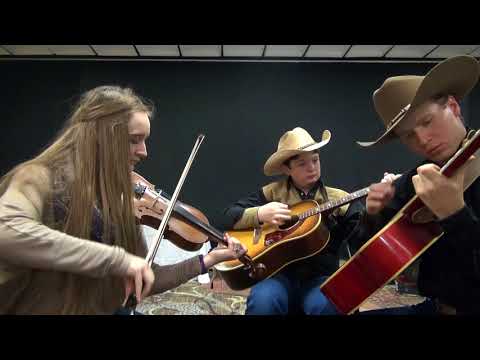 2018-01-06 Austin Ellys Hornpipe Jam with Leah, Julian, Chad - 2018 Colorado Fiddle Championships