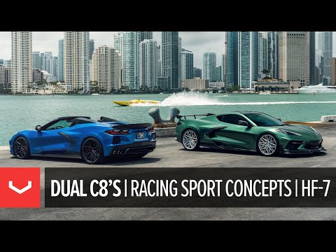 Dual Corvette C8 | Racing Sport Concepts | Vossen HF-7