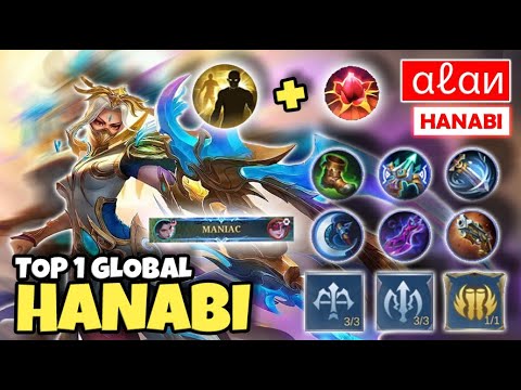 Flicker + Ultimate Maniac! Riverland Phoenix Collector Skin | Top Global Hanabi αℓαи | MLBB Gameplay