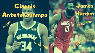 Blacktop Showdown Giannis Antetokounmpo VS James Harden (Battle for NBA MVP)