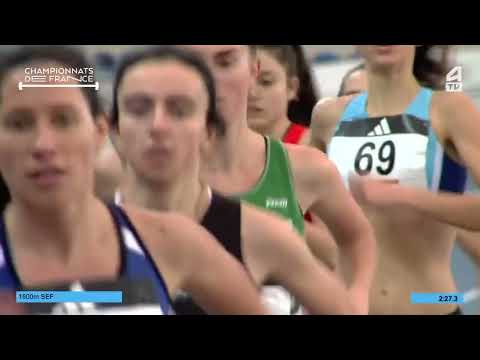 Finale 1500m SEF - Championnats de France indoor Nationaux 2023 - Miramas