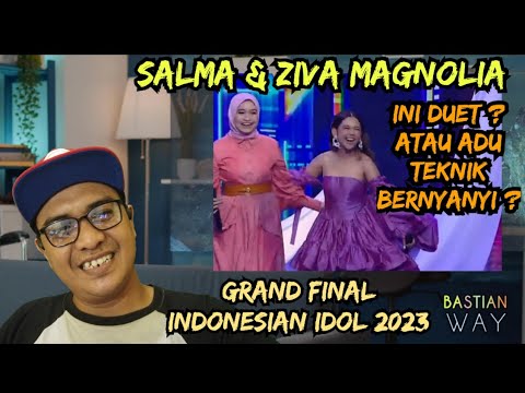 SALMA X ZIVA MAGNOLIA - PERI CINTAKU (MARCEL)  GRAND FINAL INDONESIAN IDOL 2023 - VIDEO REACTION