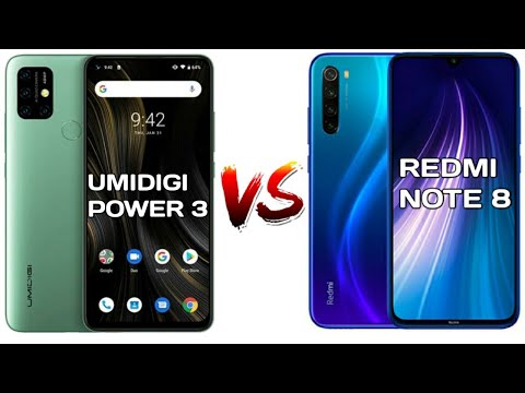 UMIDIGI POWER 3 VS REDMI NOTE 8||redmi note 8 vs umidigi power 3 speed test||umidigi||redmi|