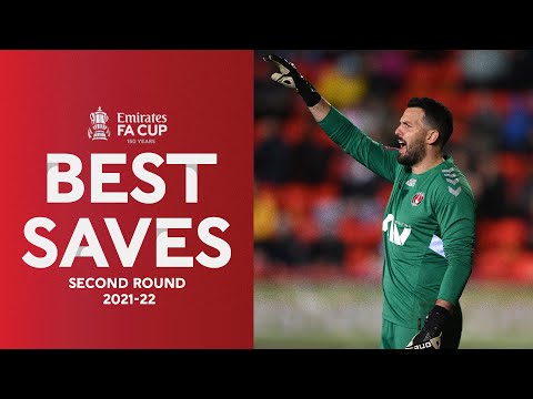 Double Saves, Quick Reactions & Top Bins Blocks 🧤 Best Second Round Saves | Emirates FA Cup 2021-22