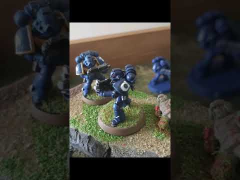Warhammer 40K Chaos vs Ultramarines Quarantine 2020 Table Construction