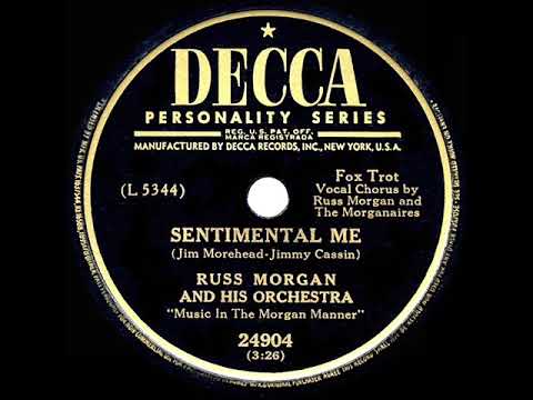 1950 HITS ARCHIVE: Sentimental Me - Russ Morgan (Russ & The Morganaires, vocal)