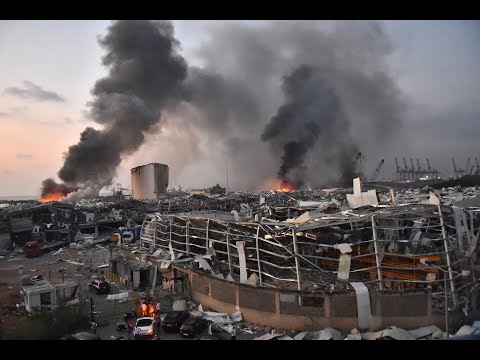 Bejrut częściowo zrujnowany po gigantycznej eksplozji. Część 1
