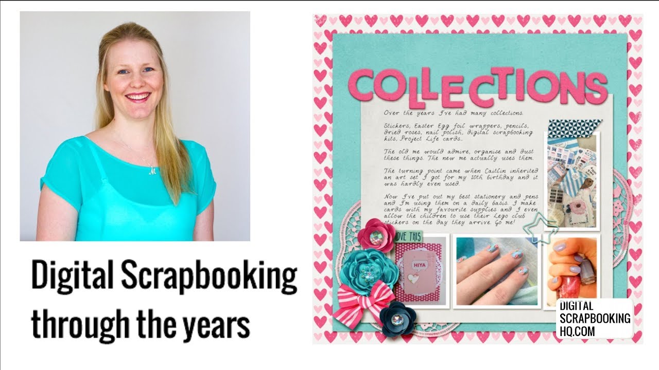 Digital Scrapbooking: 9 years of layouts in 20 minutes