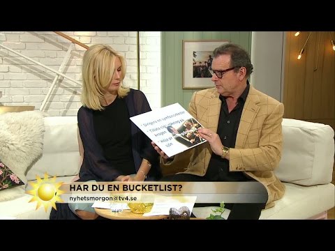 Kolla in vad som står på Jenny och Steffos bucket lists! - Nyhetsmorgon (TV4)