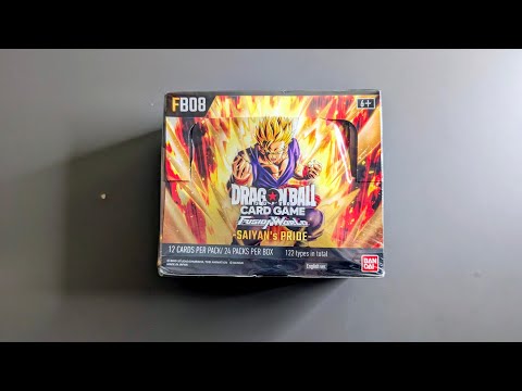 Saiyan's Pride! FB08 Dragonball Fusion World ! Live Box Opening