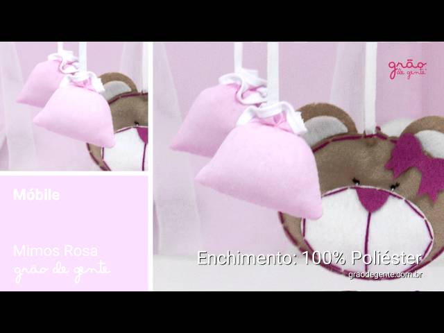 Móbile Mimos Rosa | Ref: 54245