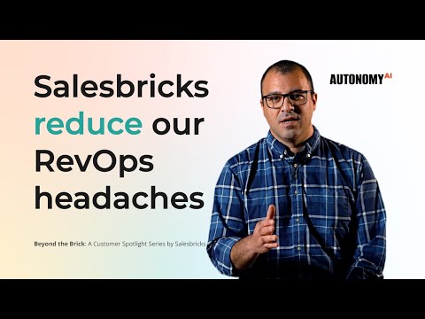 AutonomyAI customer testimonial for Salesbricks