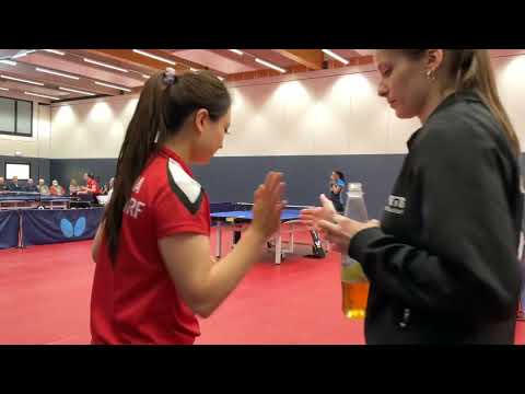 Qian Wan - Olufunke Oshonaike | 3. Satz | 3. Bundesliga 22/23 Tischtennis
