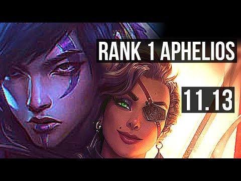 APHELIOS & Thresh vs SAMIRA & Nautilus (ADC) | Rank 1 Aphelios, 6/1/6 | JP Challenger | v11.13