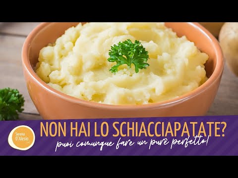 Come fare un purè perfetto senza schiacciapatate - segreti da chef