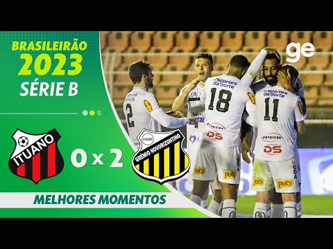 Gols e lances de Ituano x Novorizontino