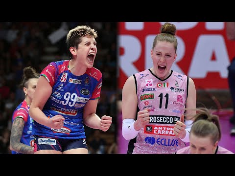 ALL "MEGA RALLY" of the Match Novara - Conegliano | Lega Volley Femminile 2022/23