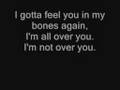 All Over You- Spill Canvas (lyrics) 