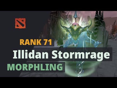 Illidan Stormrage (Rank 71) plays Morphling Dota 2 Full Game