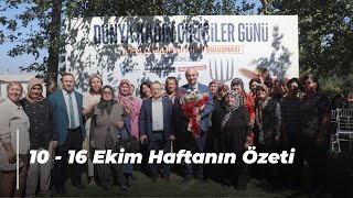 10 - 16 Ekim Antalya Büyükşehir Belediyesi’nden Haftanın Özeti