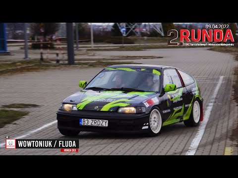 Wowtoniuk / Fluda - Honda CRX - 2 runda SMB 2022