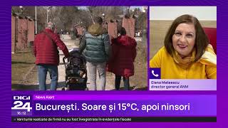 De la vreme de primăvară la ninsori. ANM: Duminică, temperaturile vor scădea semnificativ