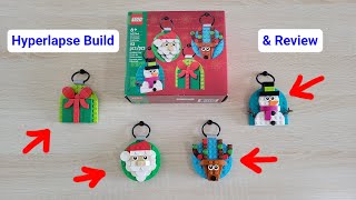 Lego Christmas Ornament Selection – Hyperlapse Build & Review