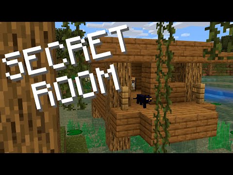 Minecraft new secret room in swamp hut!