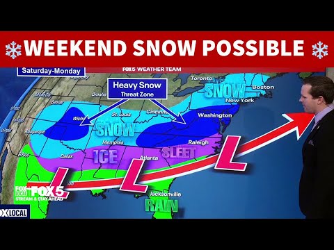 Snow preparations underway ahead of potential weekend snow storm
