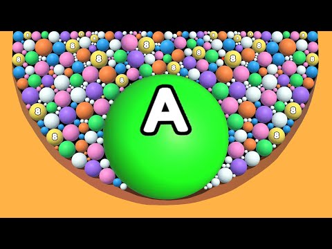 IDLE MARBLE 2048 & ABC RUN - Marble Challenge, ASMR Gameplay
