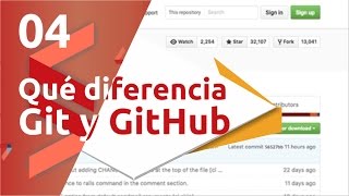 Curso de Git y GitHub - 04 Qué diferencia hay entre Git y GitHub