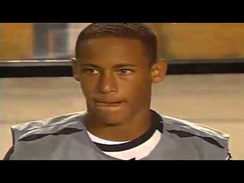 EL PRIMER PARTIDO DE NEYMAR COMO PROFESIONAL