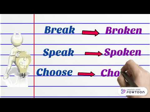 Past participle (Irregular verbs)