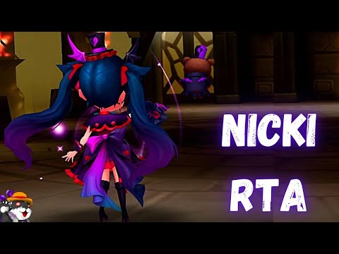 The Power Of Nicki (Dark Occult Girl) In RTA  Summoners War