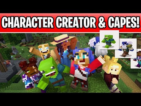 Minecraft Custom Character Creator & Capes Are Coming!...