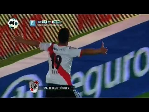 Gol Teófilo Gutiérrez - San Lorenzo 1 Vs River Plate 2 - Primera División 2014