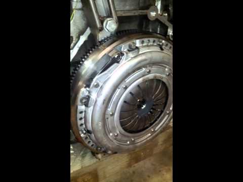 Saab 9-3 Single Mass Flywheel Installed