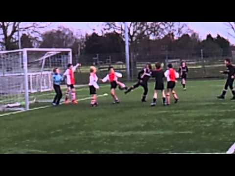 RKAVV E4 (za) vs. HBS E6 (za) 8-2-2014 13:53