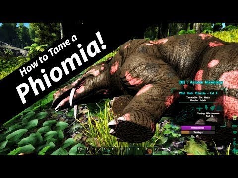 ARK: Survival Evolved (How To Tame A Phiomia)